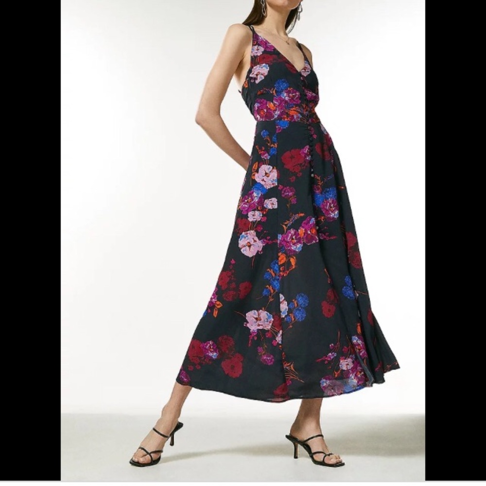 Karen Millen floral strappy dress